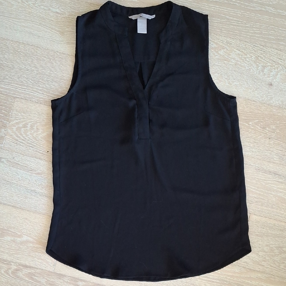 H&M Black Sleeveless Blouse - XXS